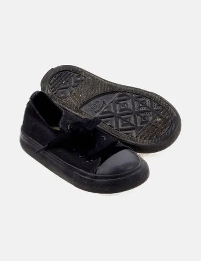 Converse Zapatilla negra tela