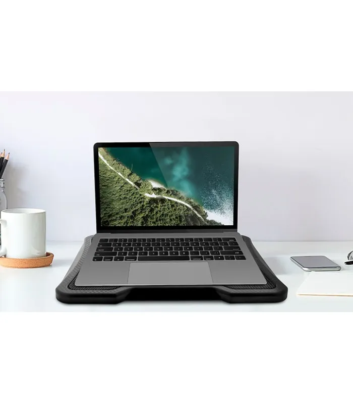COOLING PAD XTECH XTA150 LUZ LED HUB 2USB/HASTA 14"/1FAN