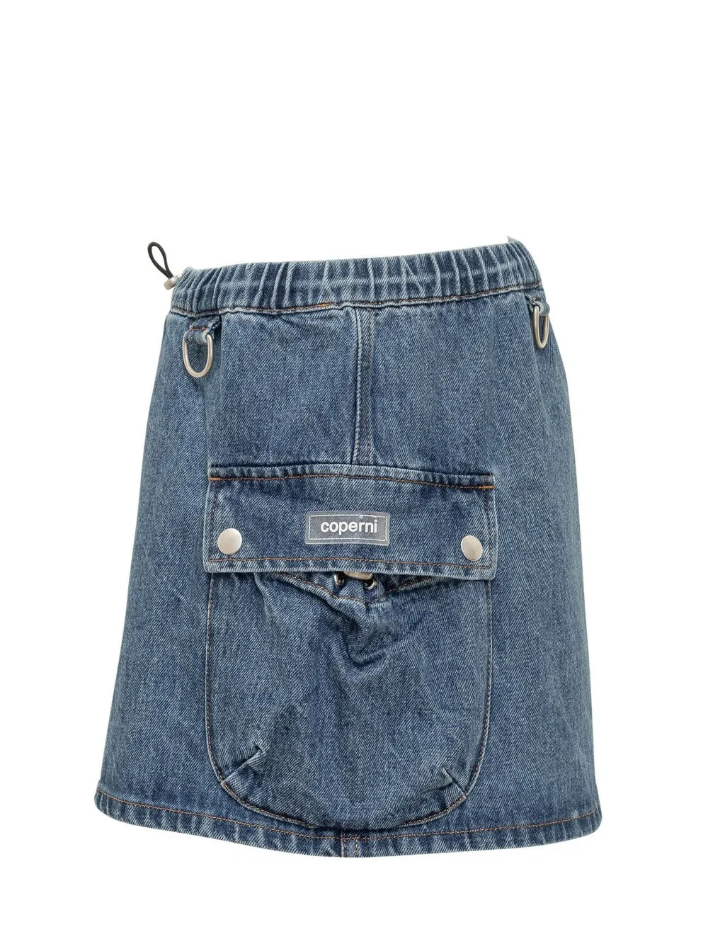 COPERNI Denim Cargo Miniskirt