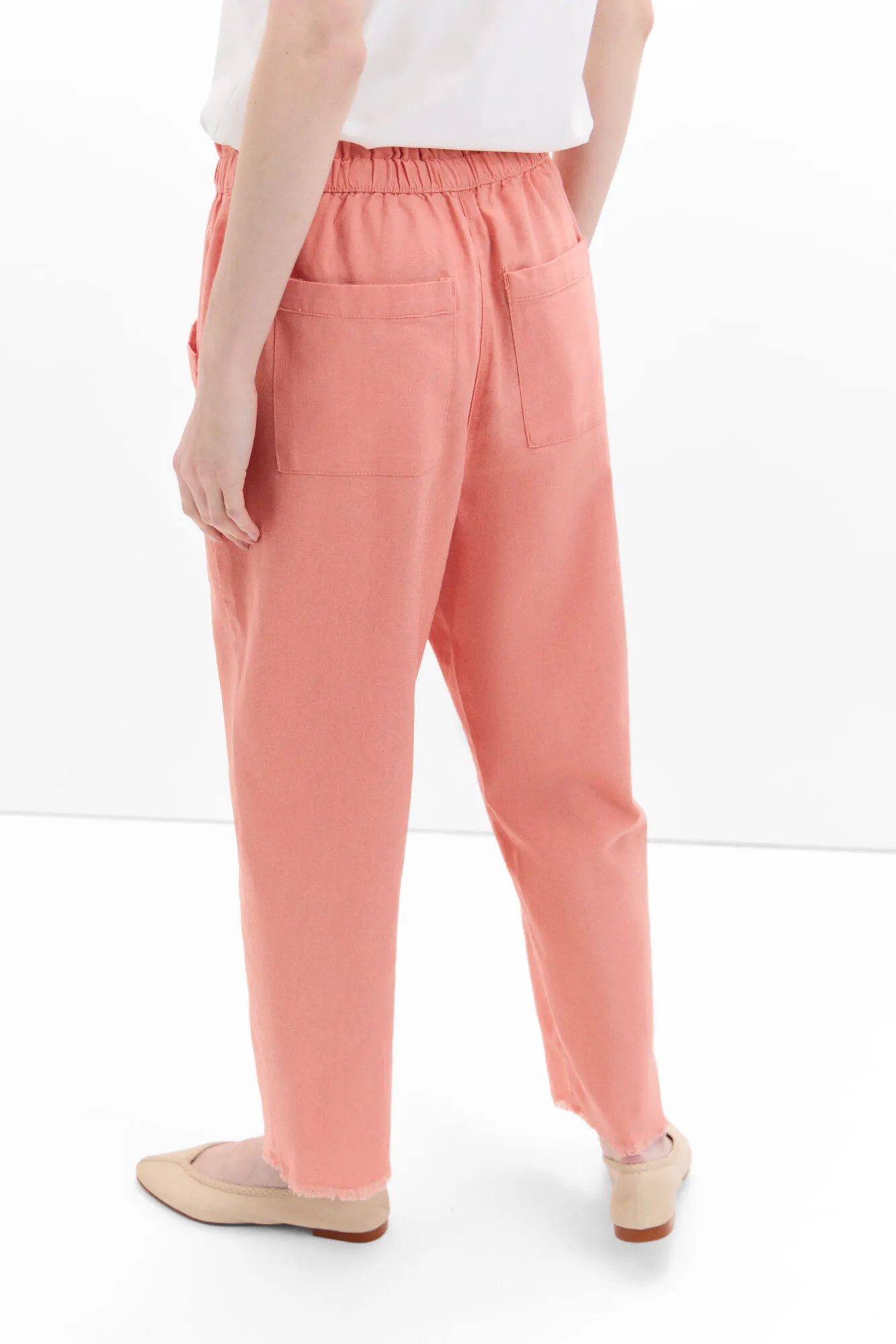 Cortefiel Pantalón soft carrot