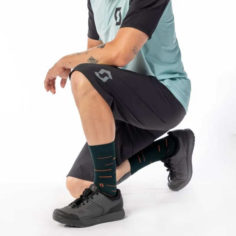 Culotte MTB hombre Scott Culotte Trail Vertic con badana (Negro)