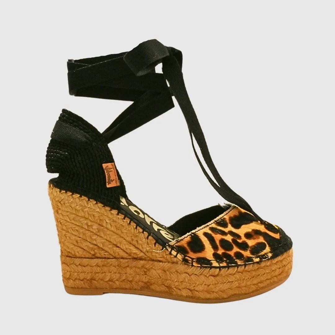 Cuñas animal print leopardo | Vidorreta