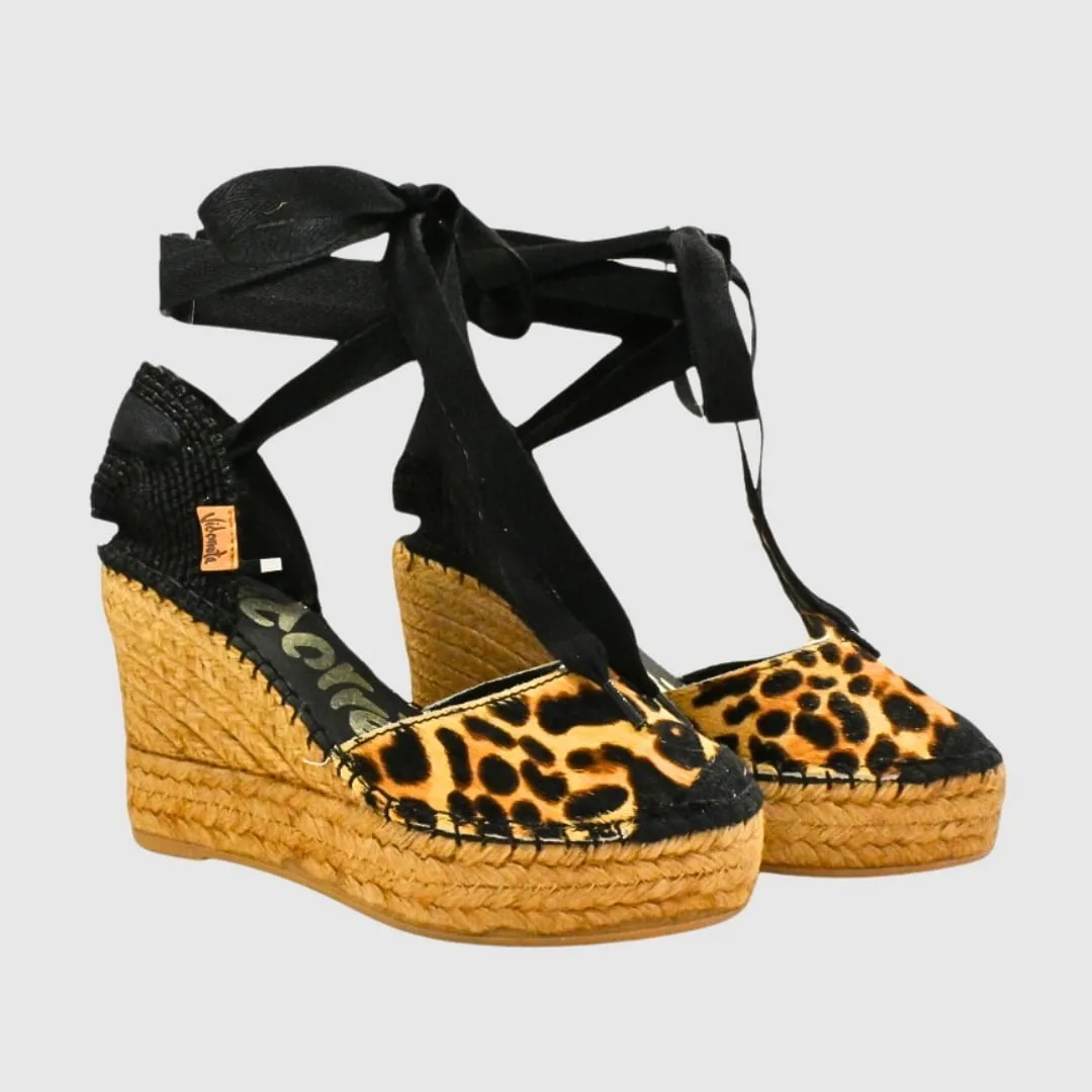 Cuñas animal print leopardo | Vidorreta