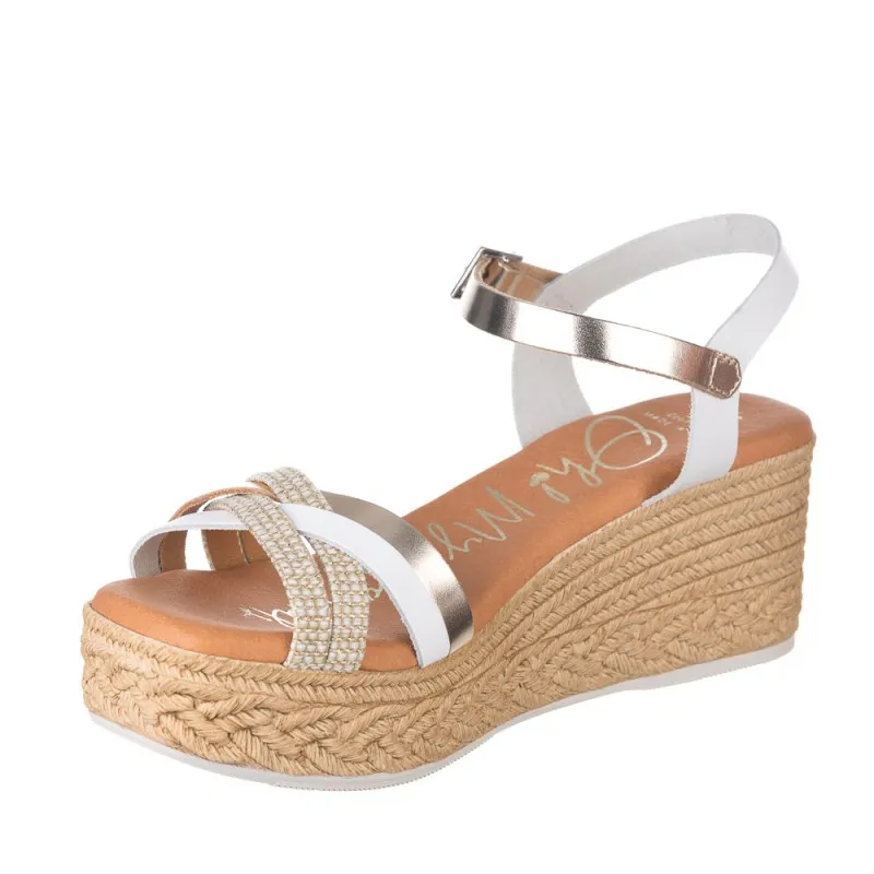 Cuñas Oh My Sandals 5453 Mujer Blanco