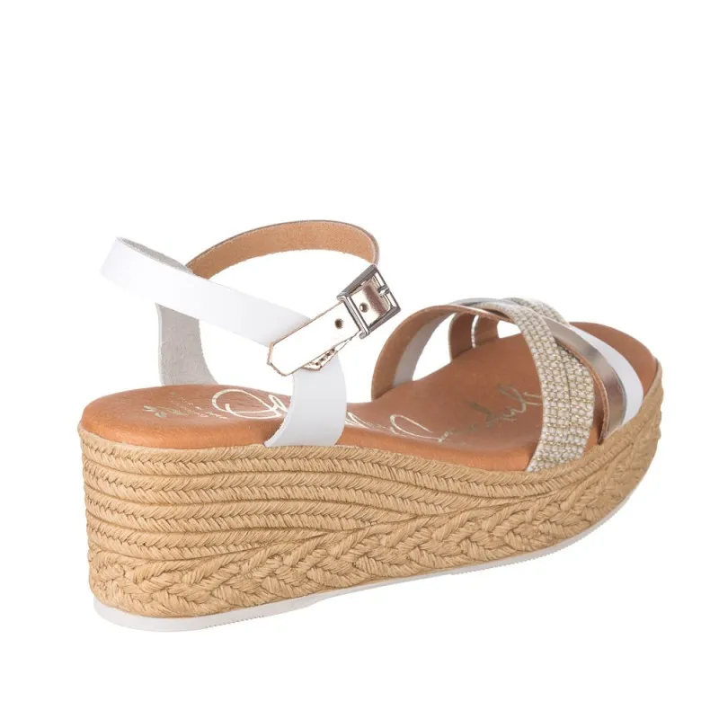 Cuñas Oh My Sandals 5453 Mujer Blanco