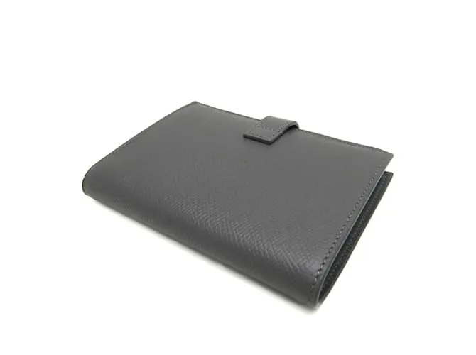 CéLINE BILLETERA BIFOLD MEDIANA CON CORREA CELINE GRIS ANTRACITA 