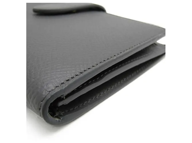 CéLINE BILLETERA BIFOLD MEDIANA CON CORREA CELINE GRIS ANTRACITA 
