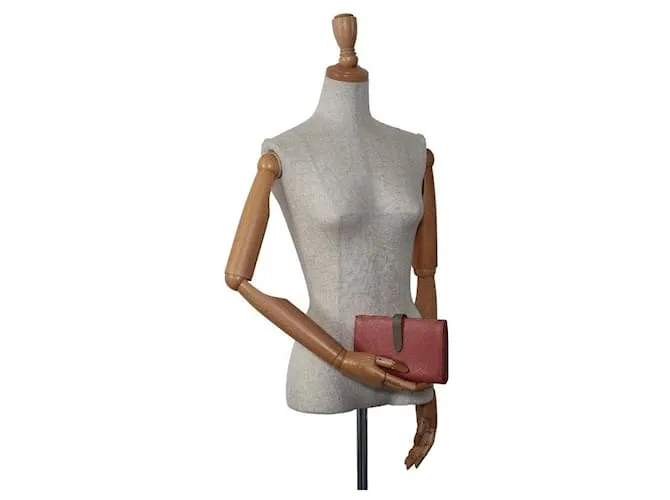Céline Cartera grande con correa Celine de cuero bicolor rosa y gris en muy buen estado 