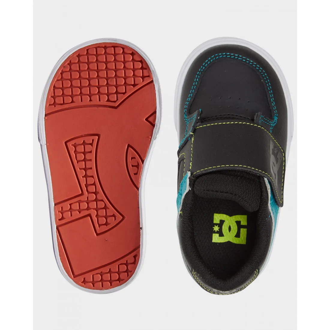 DC SHOES PURE toddler black green orange