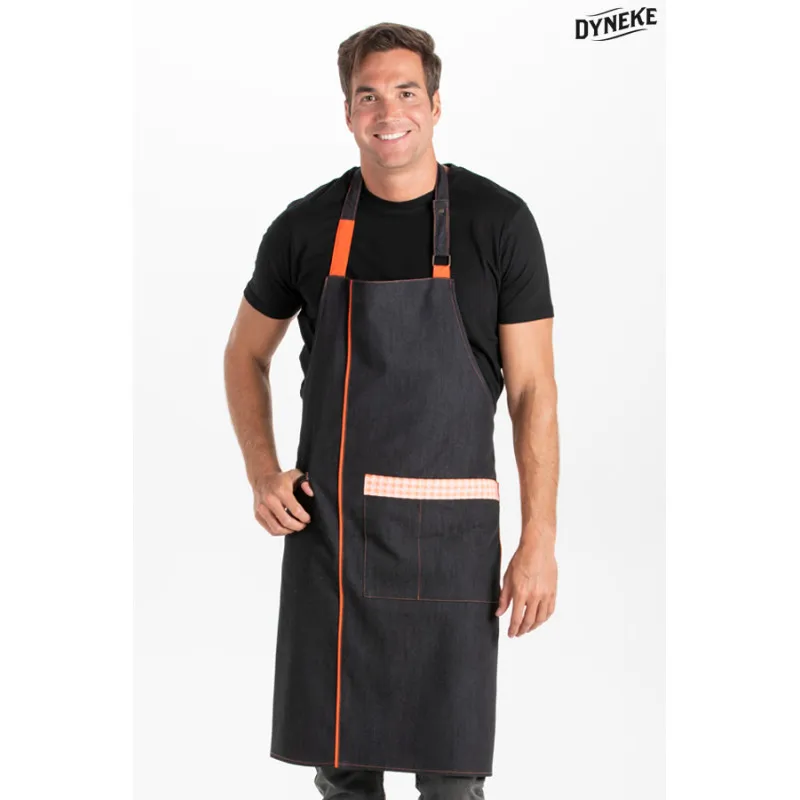 Delantal vaquero de hostelería DYNEKE 8968 con peto