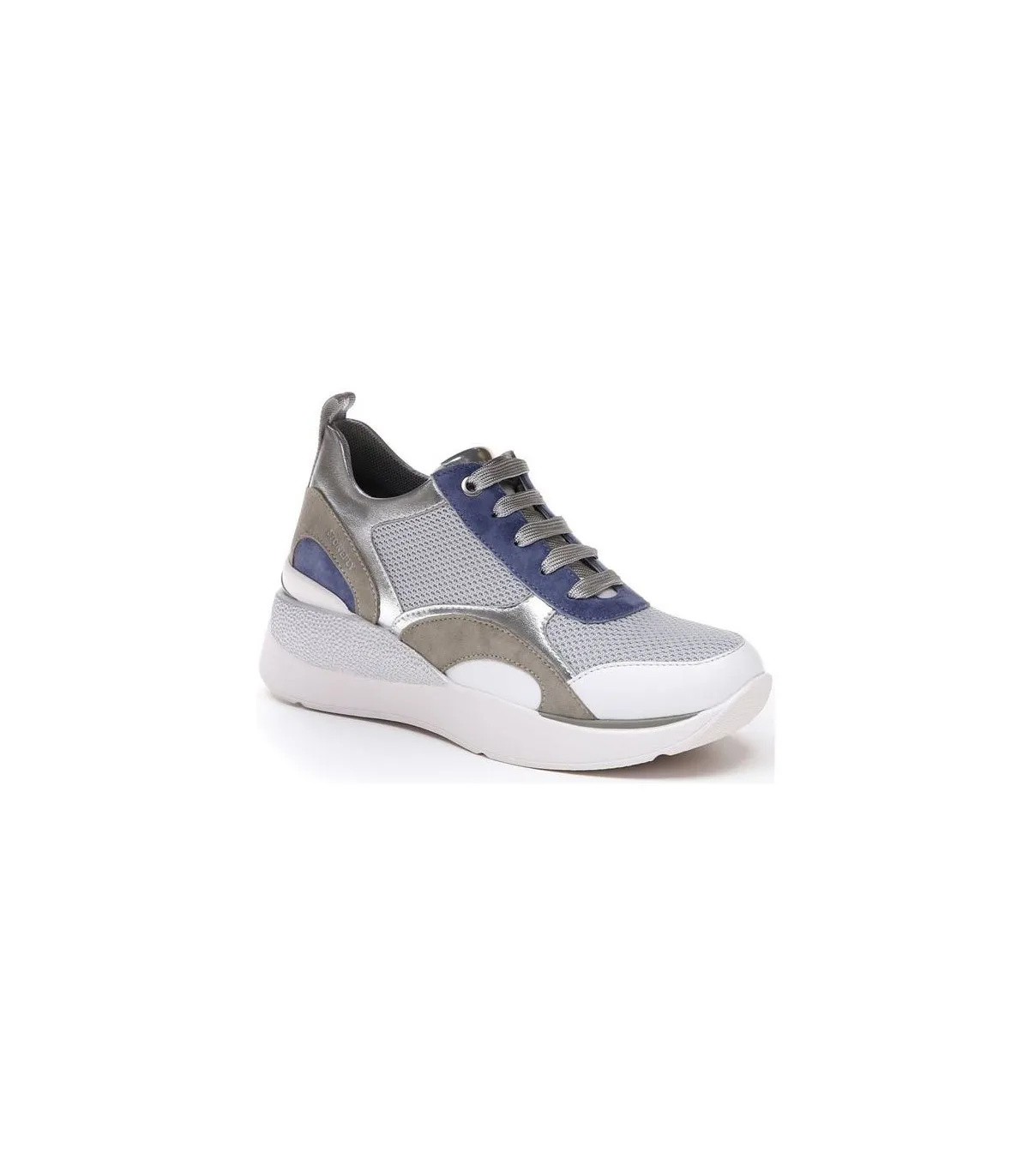Deportivo en combinación azul para mujer
