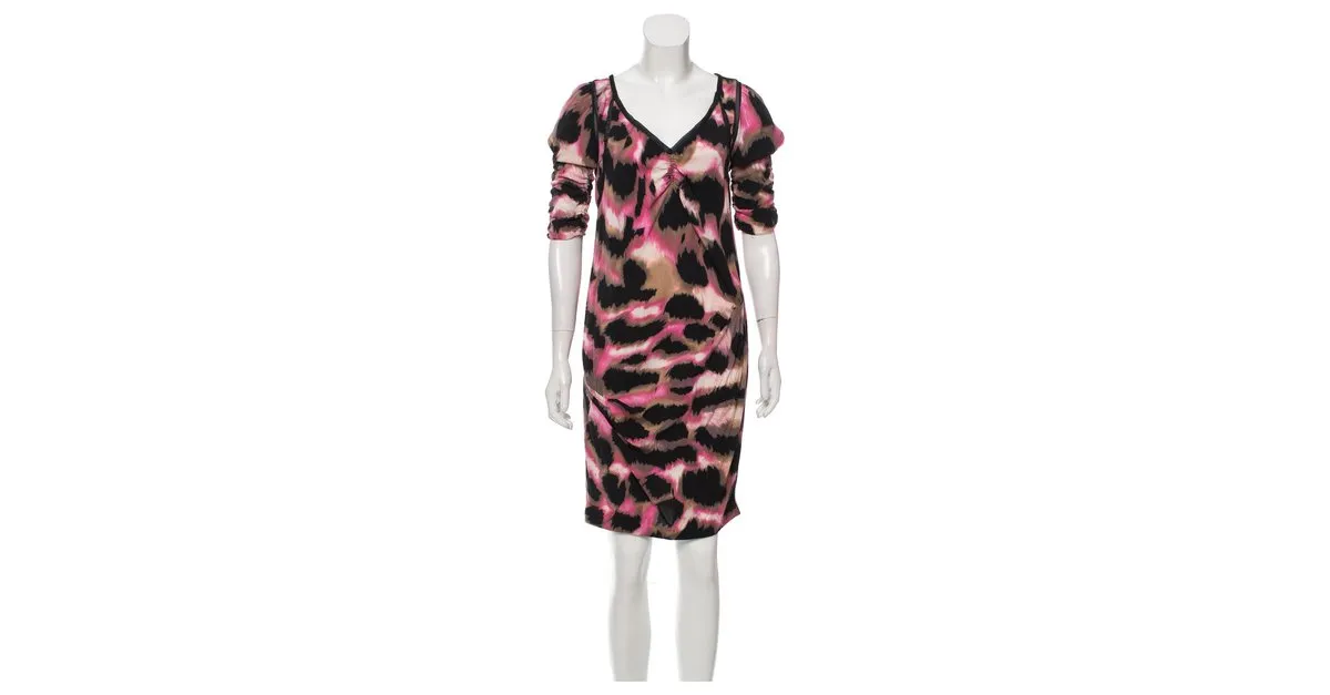 Diane Von Furstenberg Vestido DvF Katarina Multicolor 