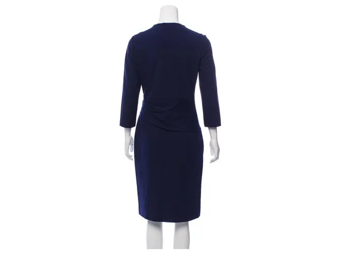Diane Von Furstenberg Vestido Leora Azul marino 