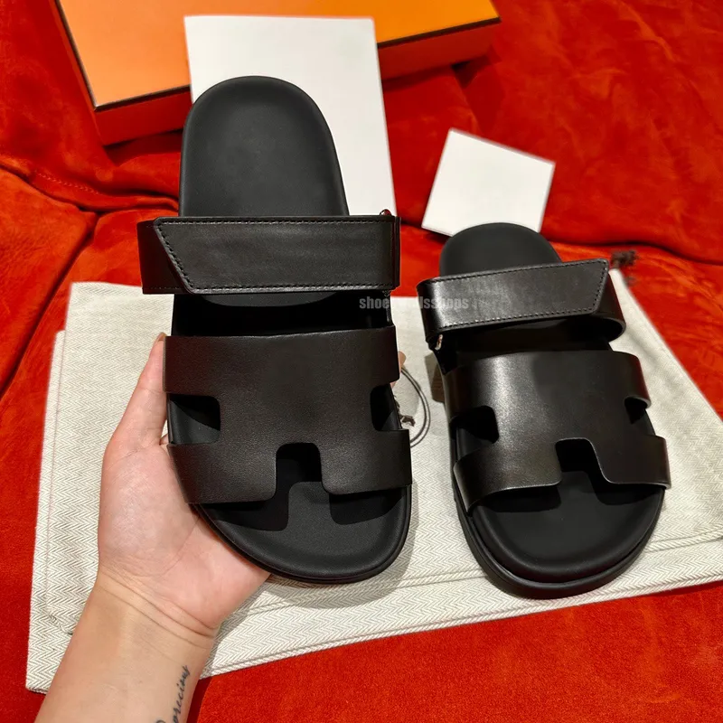 Diseñador Slide Slippers Beach Sandalias planas clásicas Diapositivas Luxury Summer Lady Flip Flip Flip Men de calidad superior 
