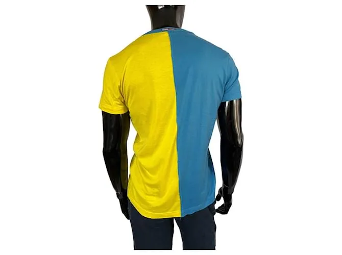 Dolce & Gabbana Camisetas Azul Amarillo 