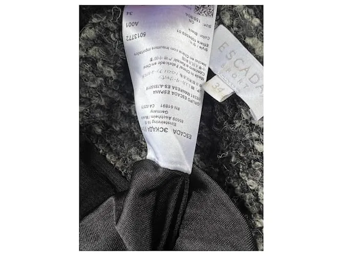 Escada Vestidos Gris 