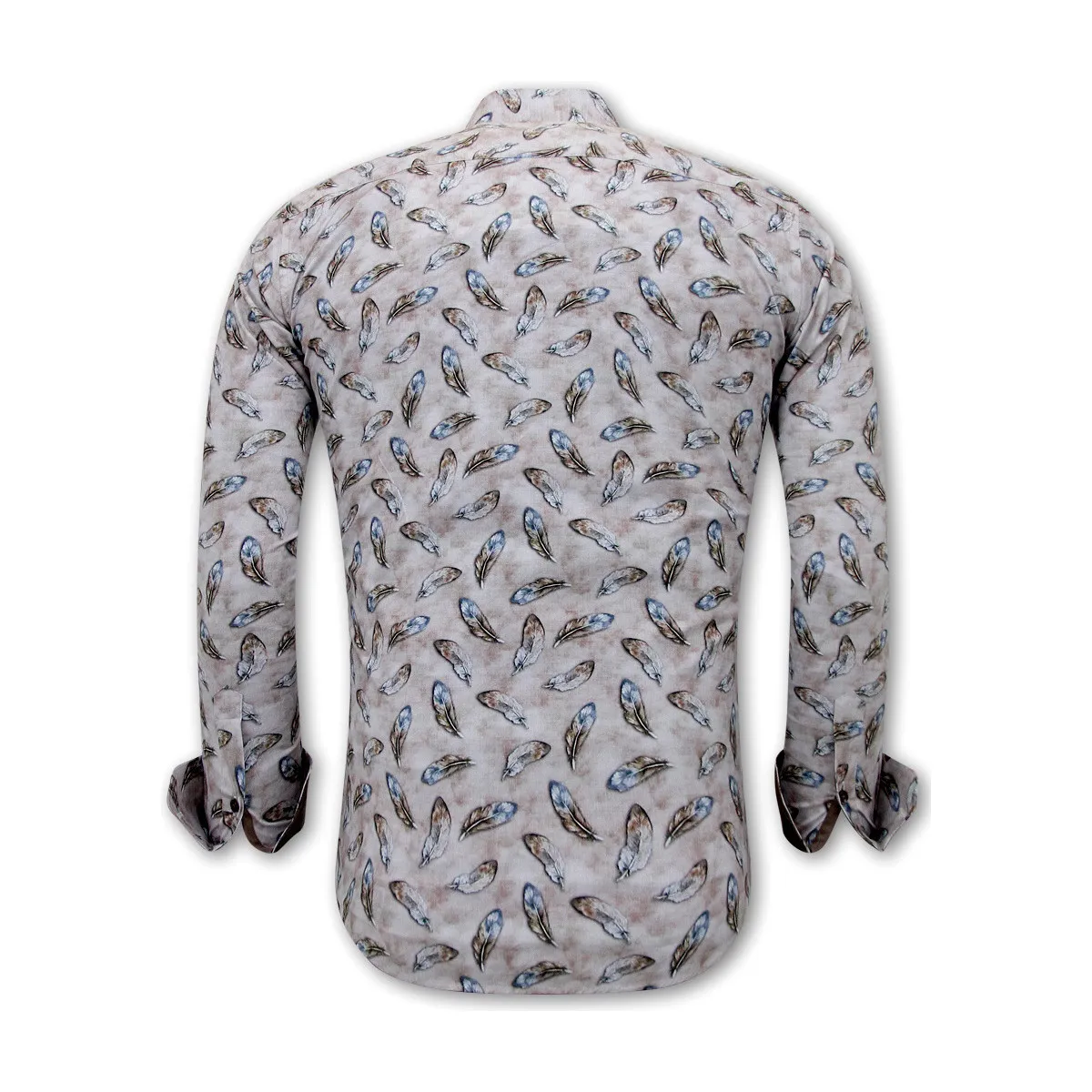 Estampado Plumas De Pájaro Hombre