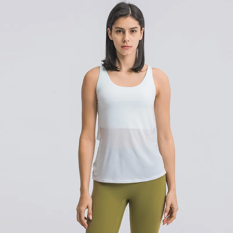 Fitness Woman High Impact Sport Toques Camas de tanques cruzados Alegara Ajustable Spandex Spandex Tops Camisa Trajes de entrena