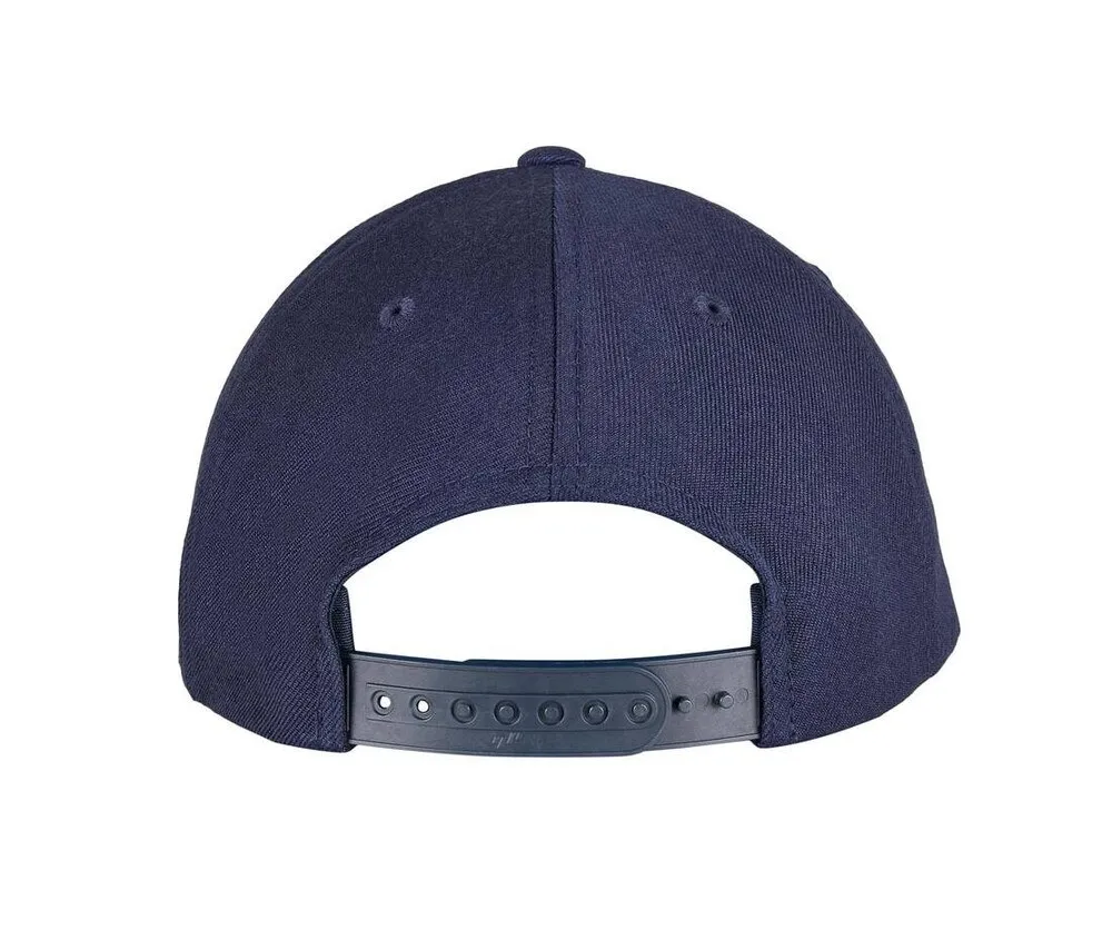 FLEXFIT F5789M  5PANEL PREMIUM CURVED VISOR SNAPBACK CAP  AZUL MARINO