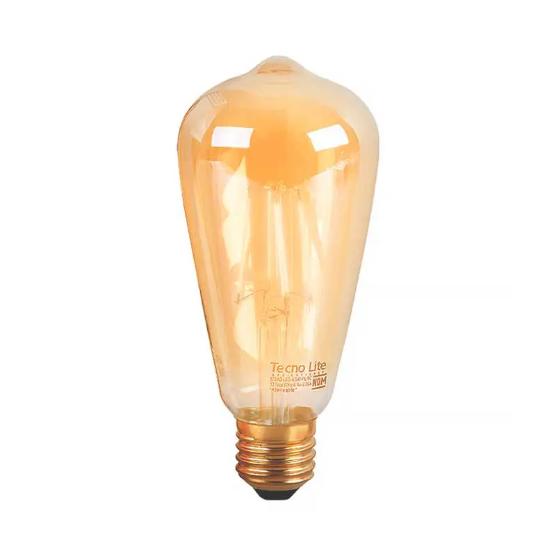 Foco Led Filamento Vintage Tecnolite 4.5 W LUZ SUAVE CÁLIDA