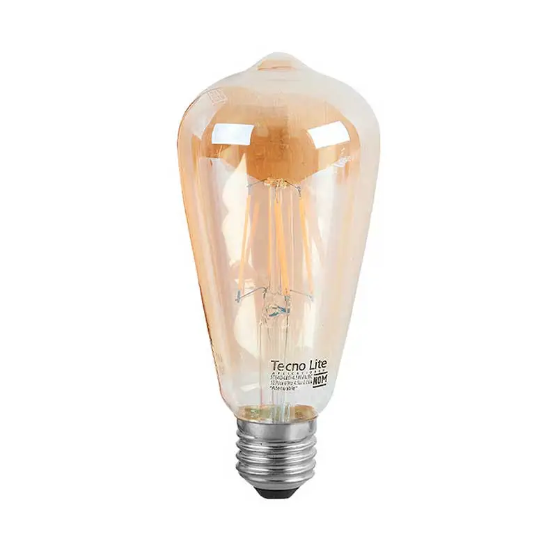 Foco Led Filamento Vintage Tecnolite 4.5 W LUZ SUAVE CÁLIDA