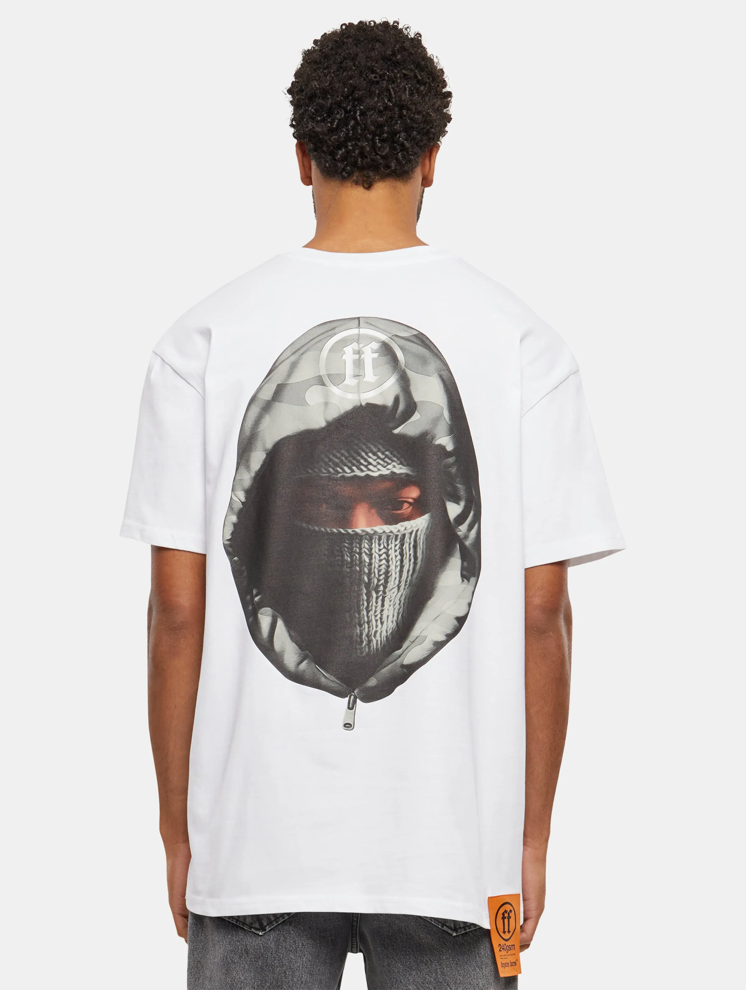 Forgotten Faces Hooded Oversized Tee