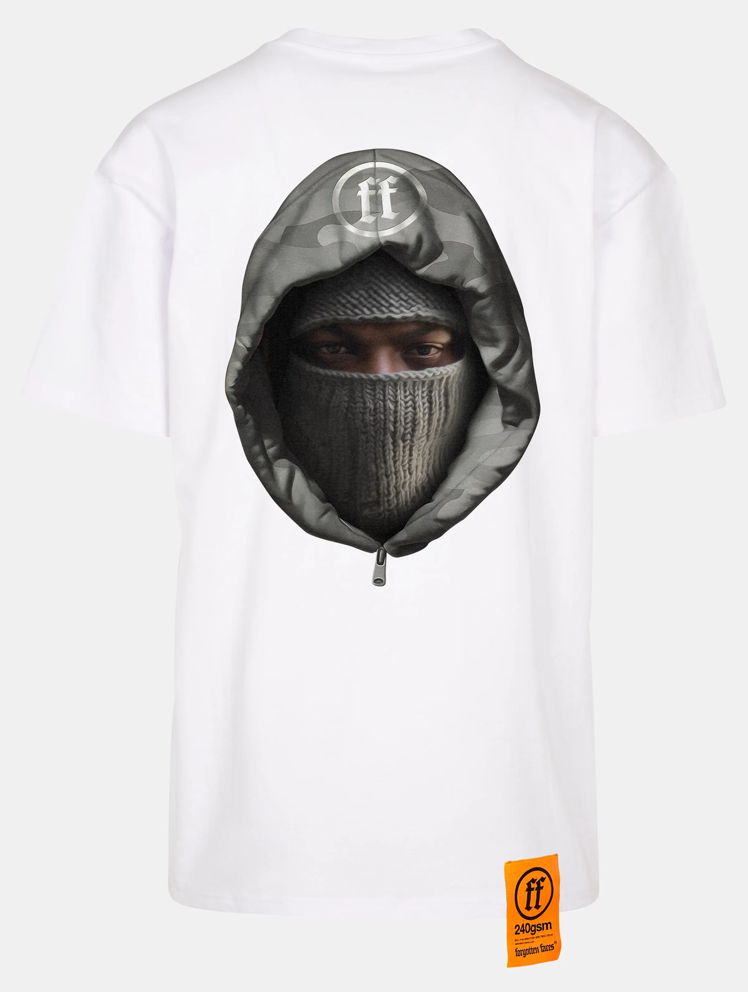 Forgotten Faces Hooded Oversized Tee