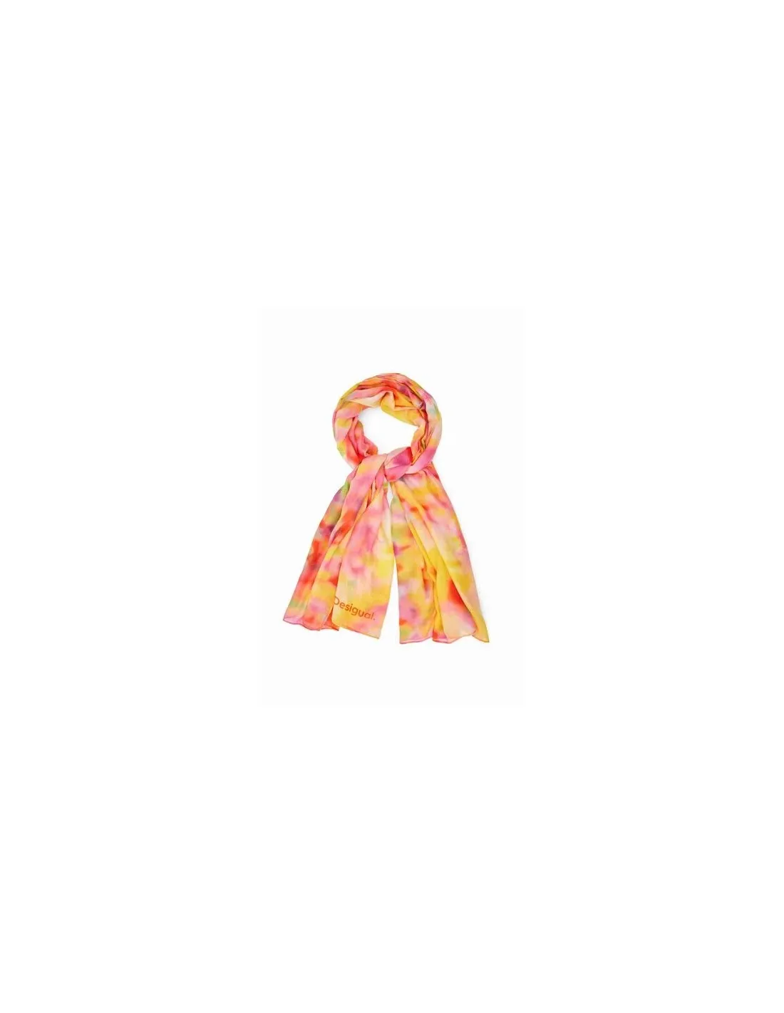 Foulard rectangular print desenfocado de Desigual