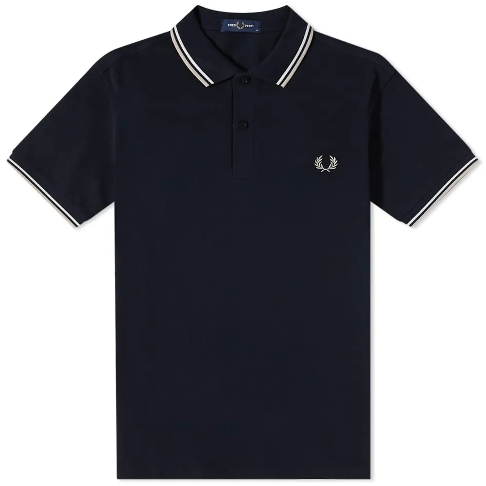 Fred Perry Slim Fit Twin Tipped Polo