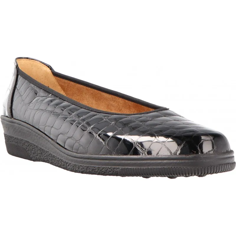 Gabor  Zahide Alligator Black