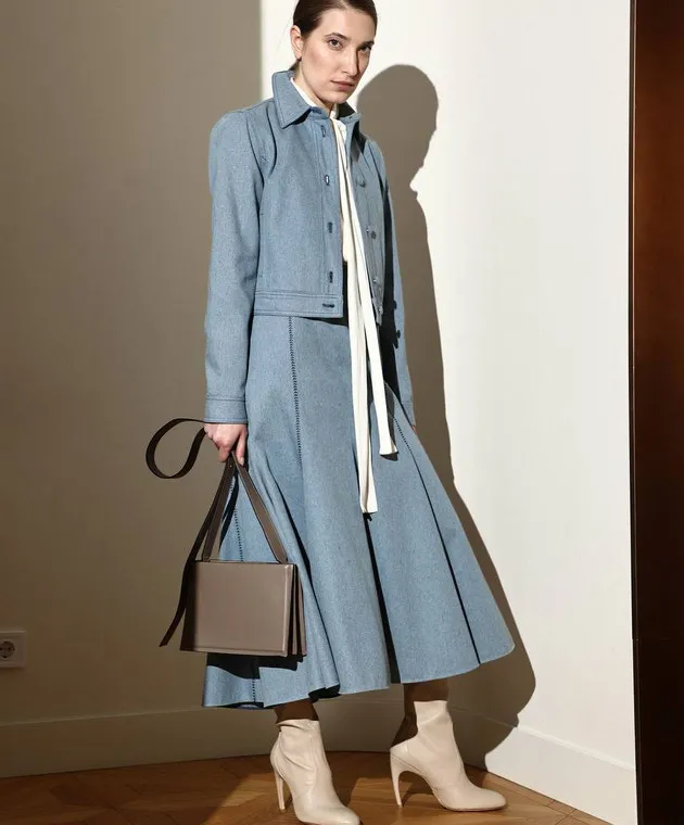 Gabriela Hearst Amy's blue skirt