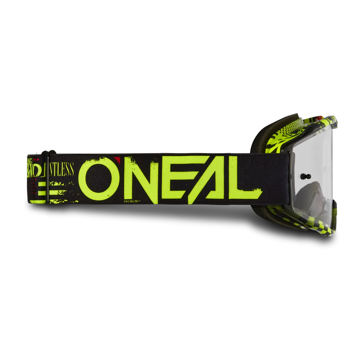 GAFAS DE CROSS O'NEAL B10 ATTACK NEGROAMARILLO NEóNTRANSPARENTE 