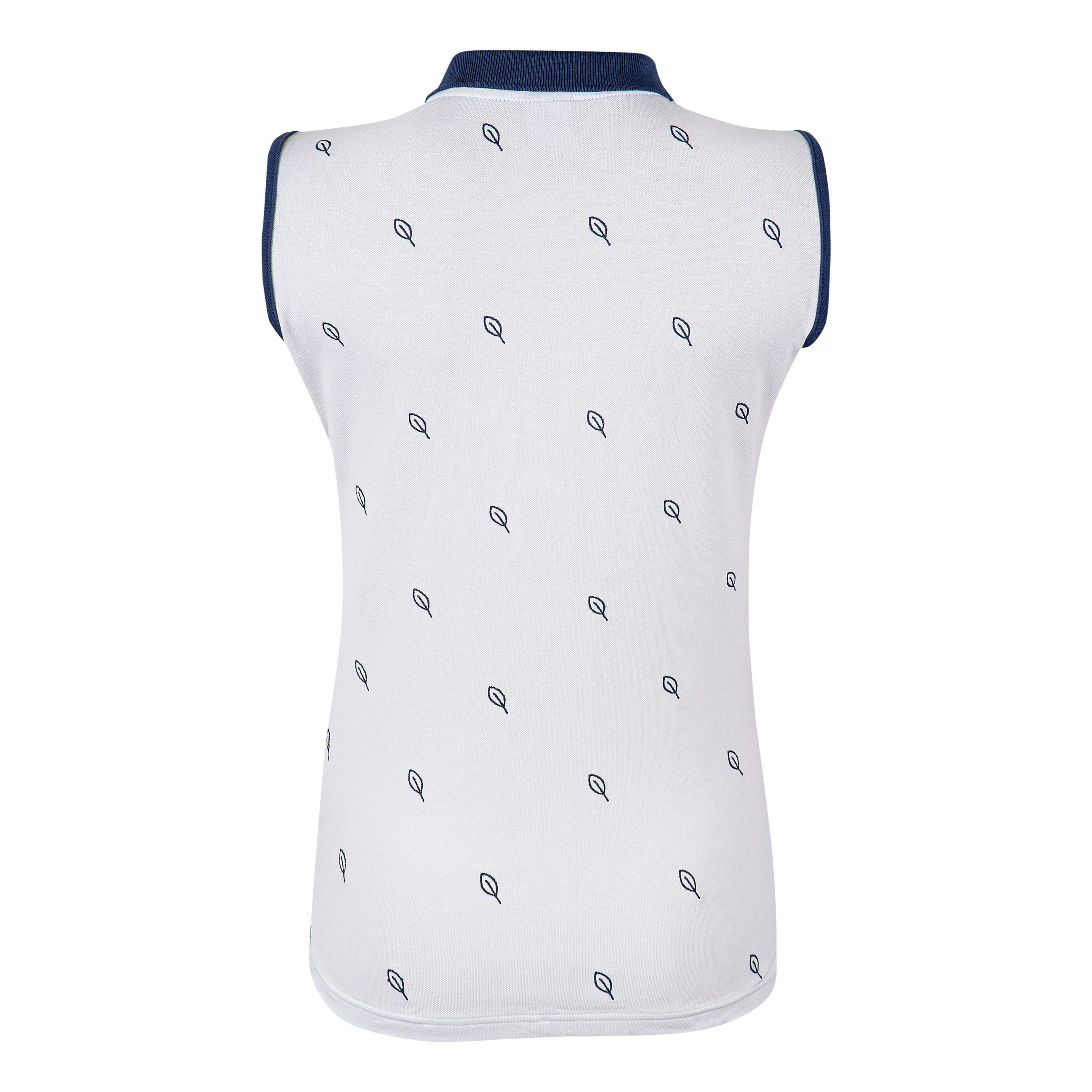 Girls Golf Little Leaves Sleeveless Polo Damen