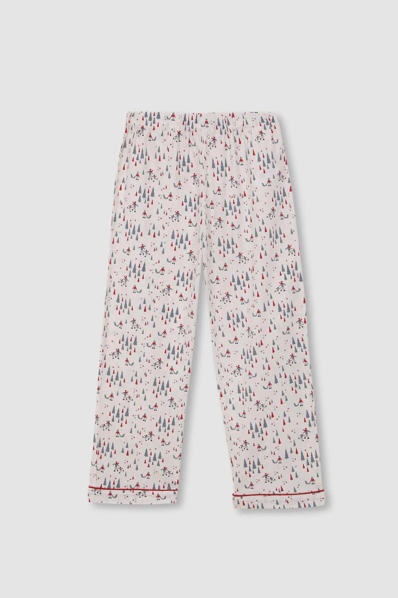 Gocco Pijama Estampado Navidad  Blanco Roto