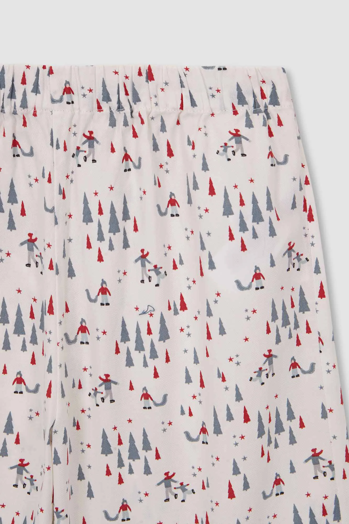 Gocco Pijama Estampado Navidad  Blanco Roto