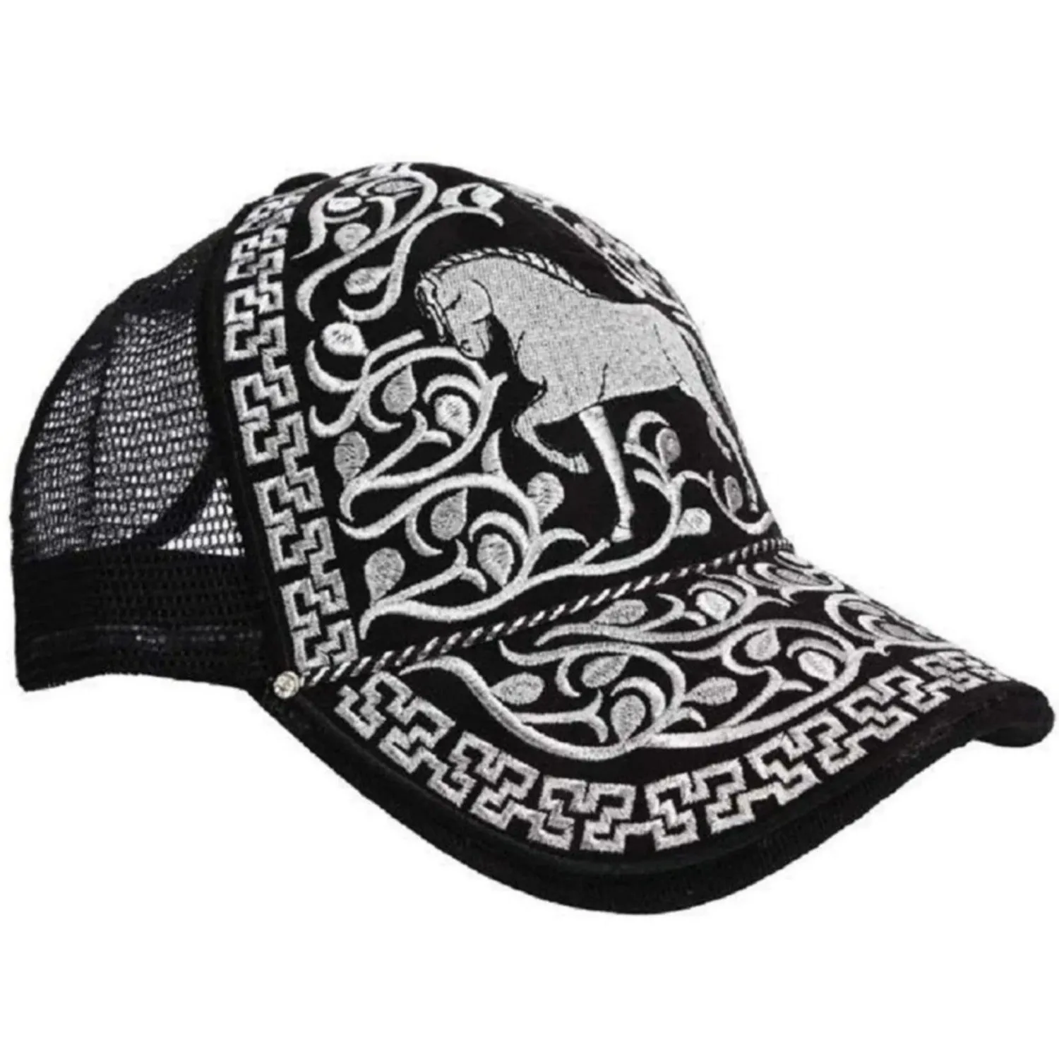 GORRA TRADICIONAL CHARRA CON BORDADO DE CABALLO IMP71057
