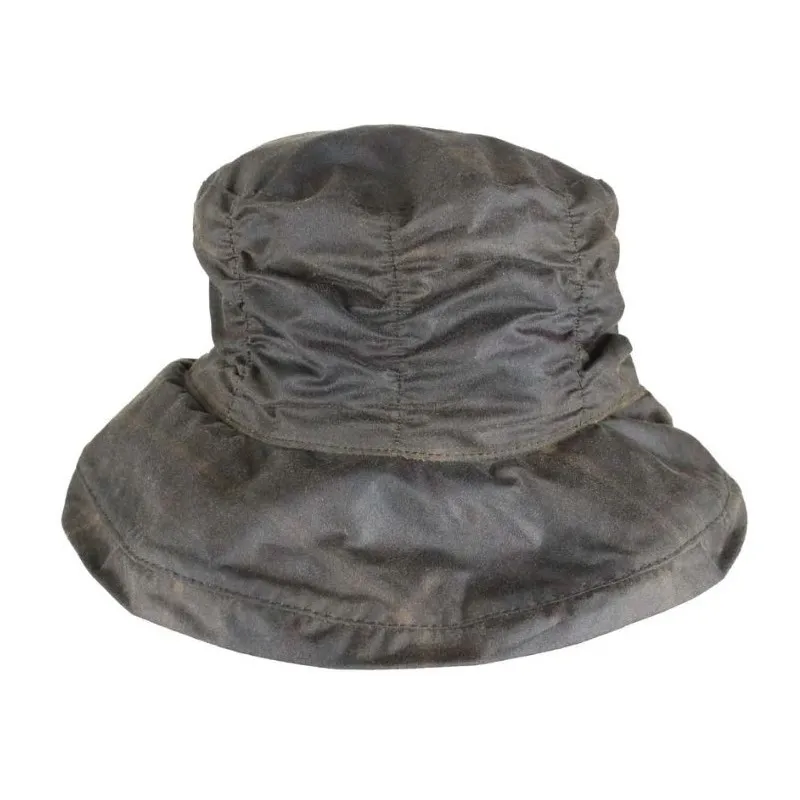 Gorro encerado Oxford Blue Tartan Chelsea Honey