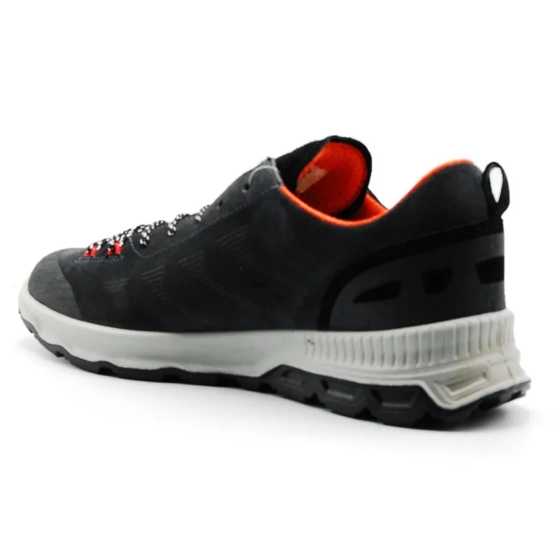 GRISPORT 14829 Negro y Gris Deportivo Casual cordones impermeable hombre