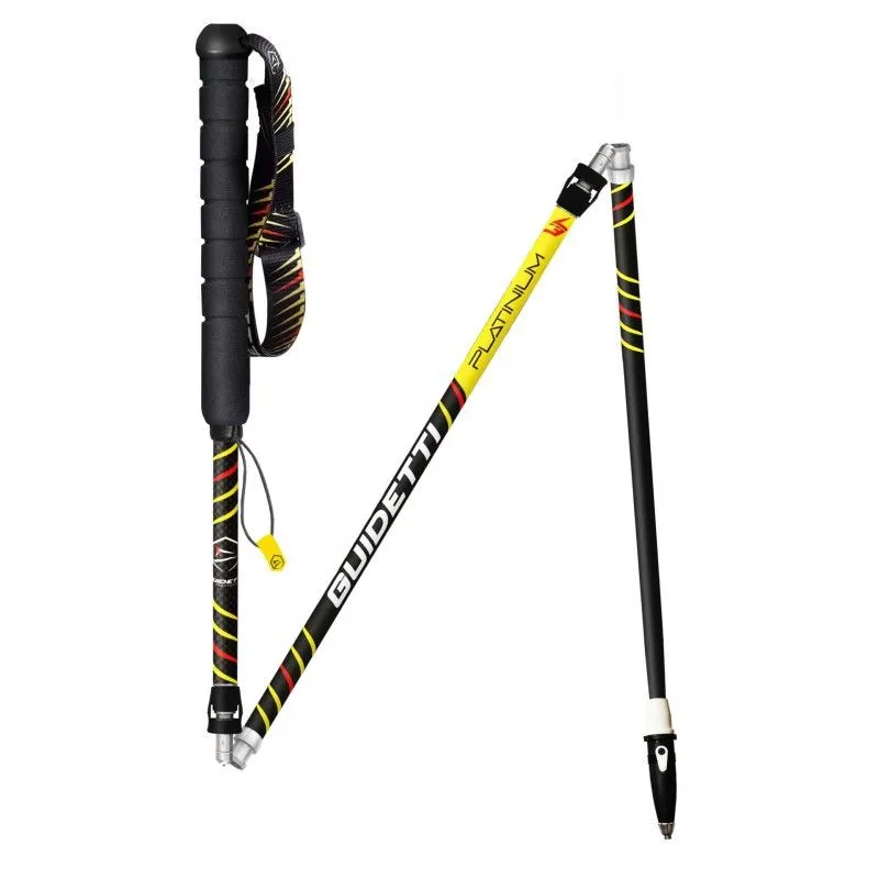 Guidetti Bastones Platinium Aero Perf (negro/amarillo) para hombre