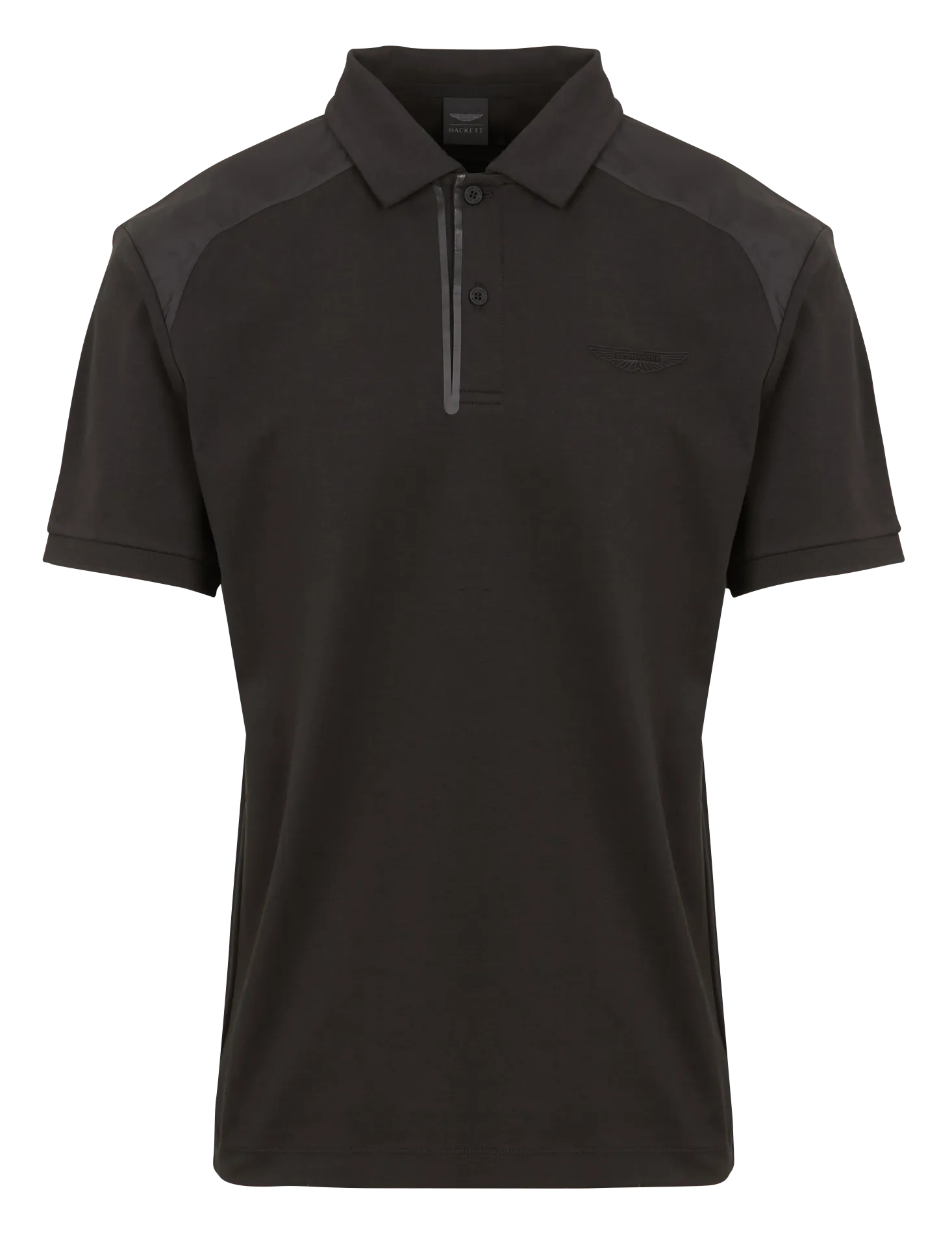 HACKETT Polo de algodón slim fit en negro