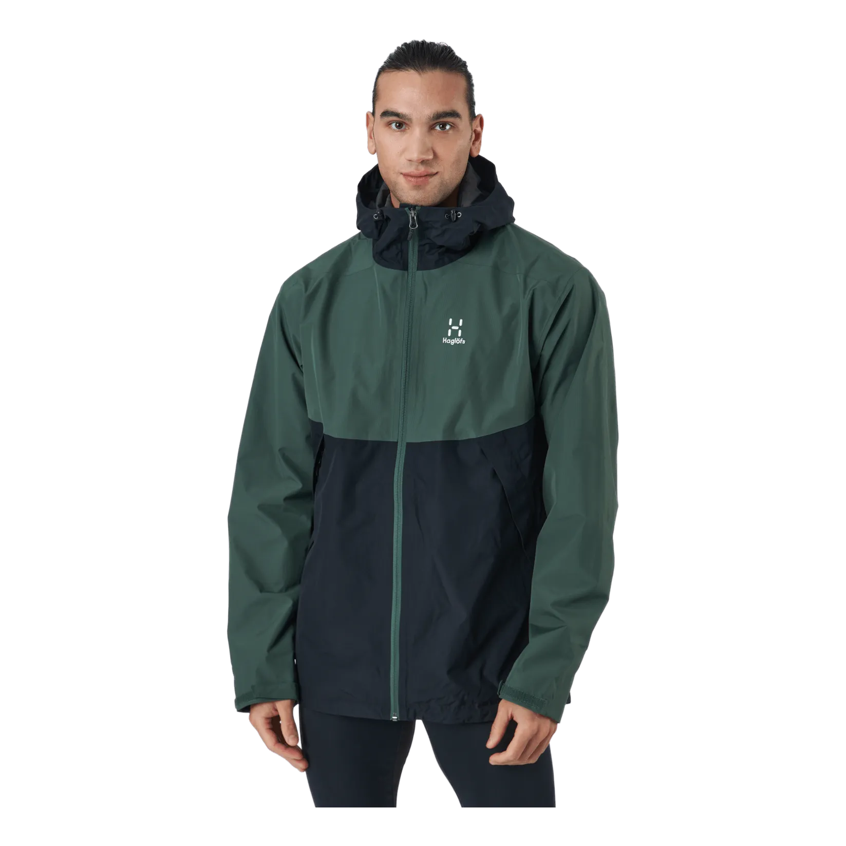 Haglöfs Mila Rain Jacket Fjell Green/true Black