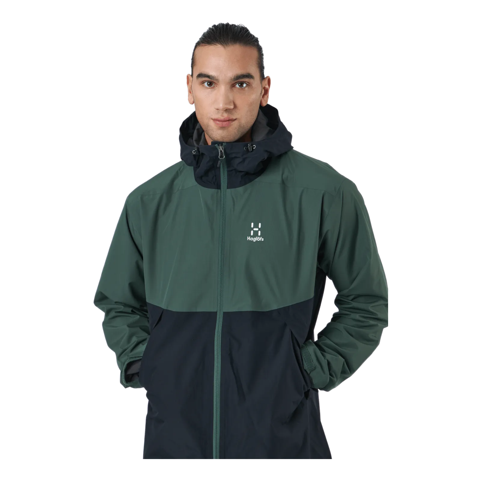 Haglöfs Mila Rain Jacket Fjell Green/true Black