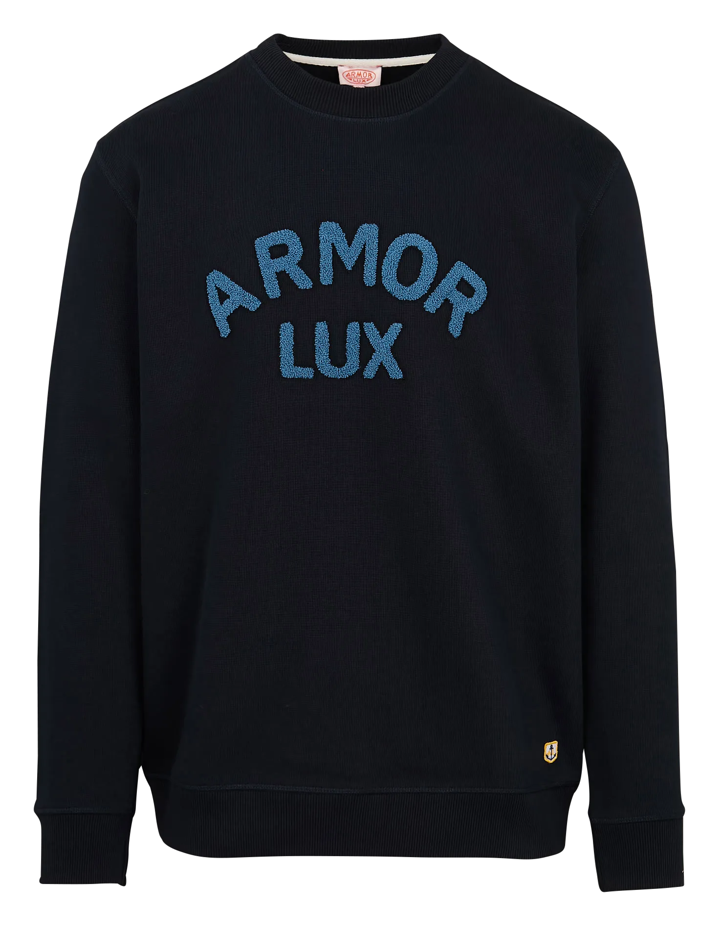 HERITAGE  SUDADERA HOLGADA DE ALGODóN BORDADA EN AZUL