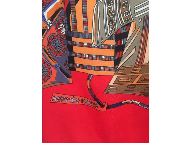 Hermès VOYAGE en ÉTOFFES Multicolor 