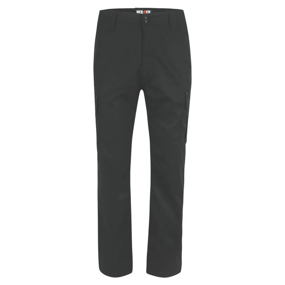 Herock Thor, pantalón de trabajo, negro (cintura 30