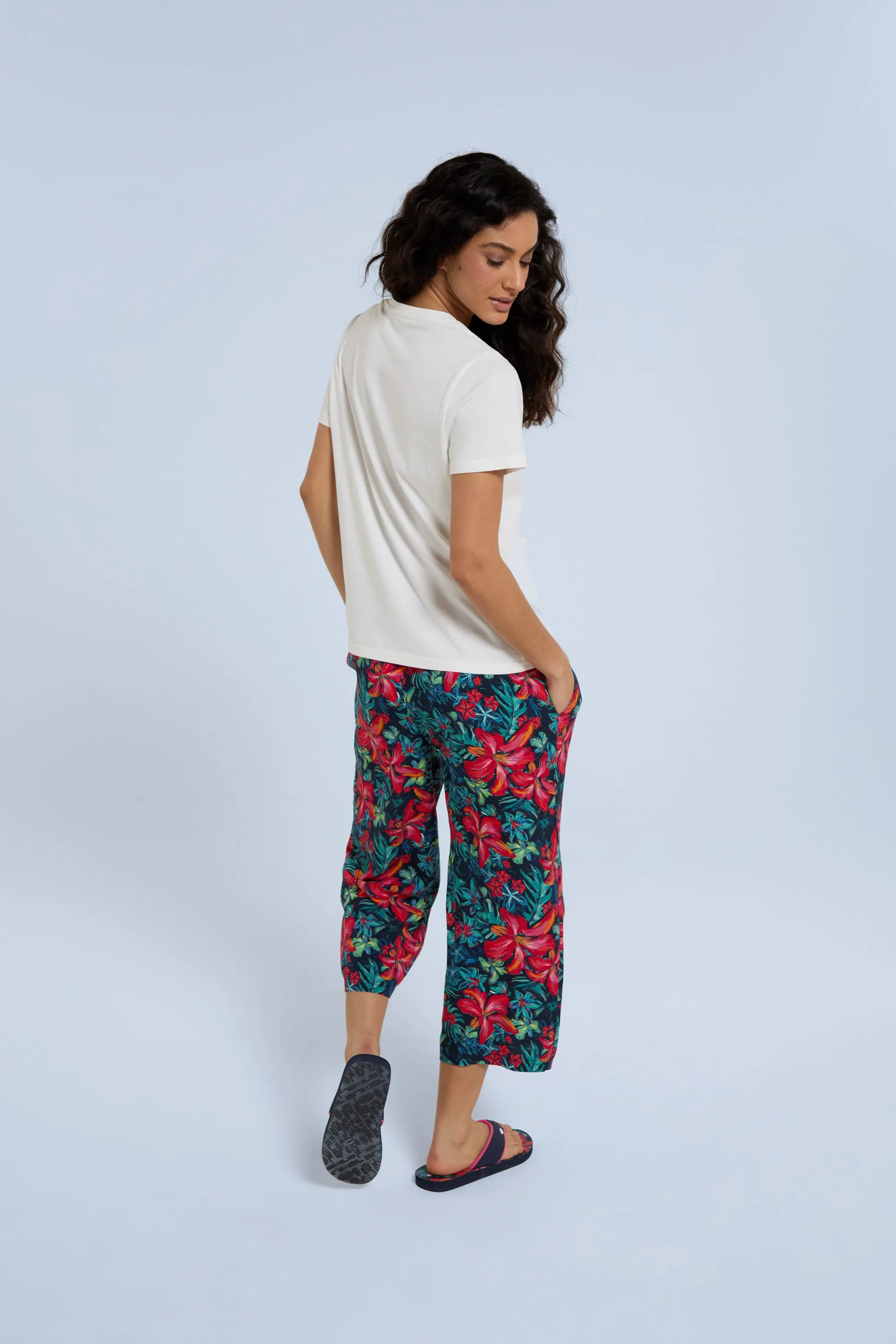 Hibiscus Carina camiseta orgánica para mujer