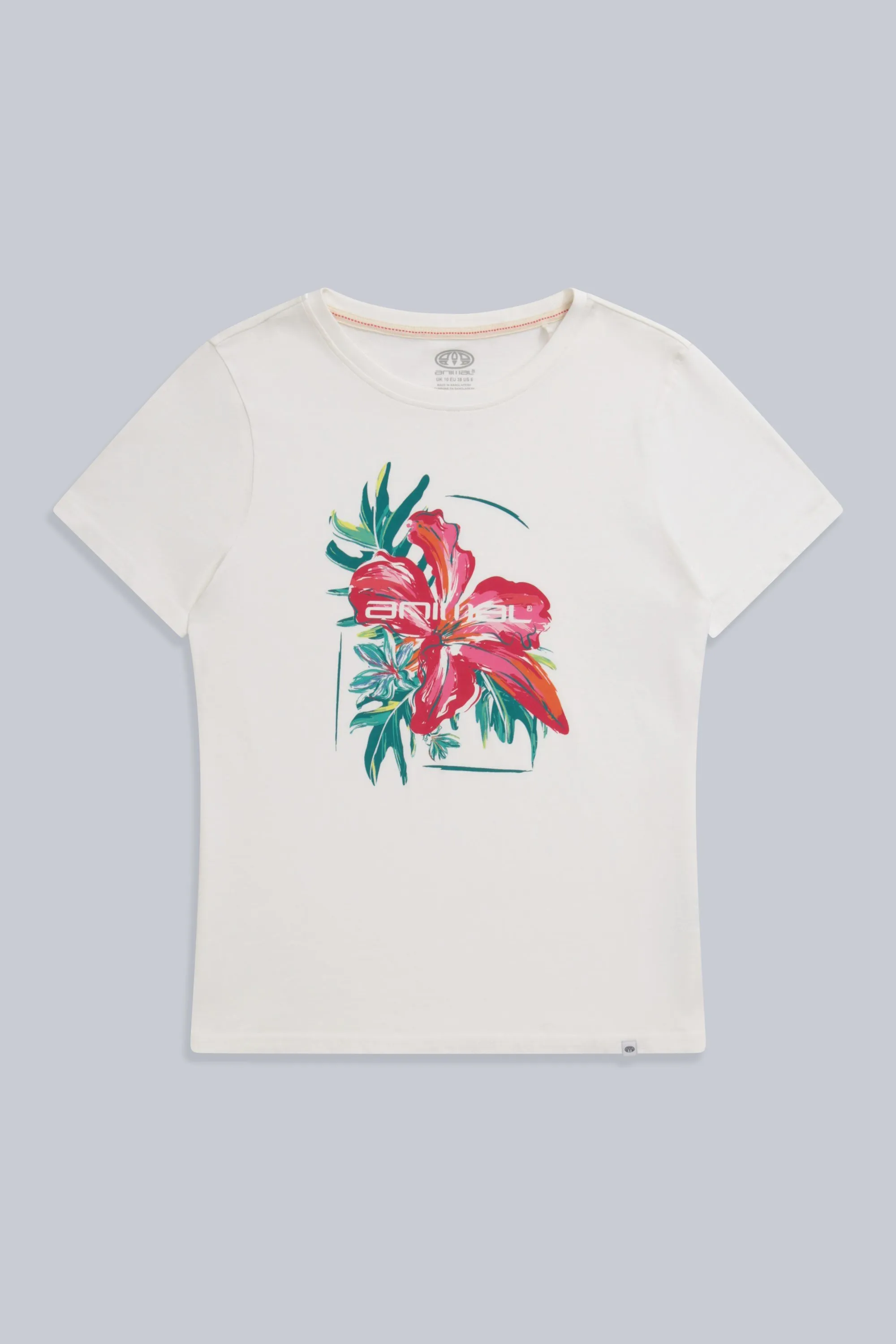 Hibiscus Carina camiseta orgánica para mujer
