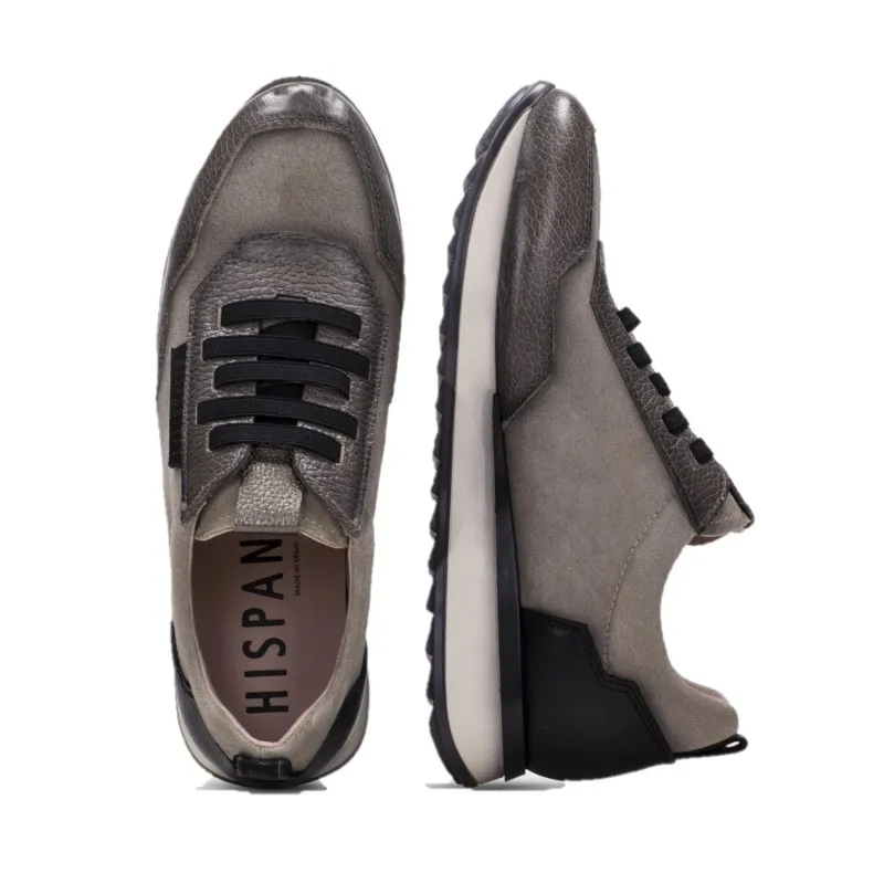 HISPANITAS Kate HI222382 Azul y Taupe Deportivo elásticos mujer