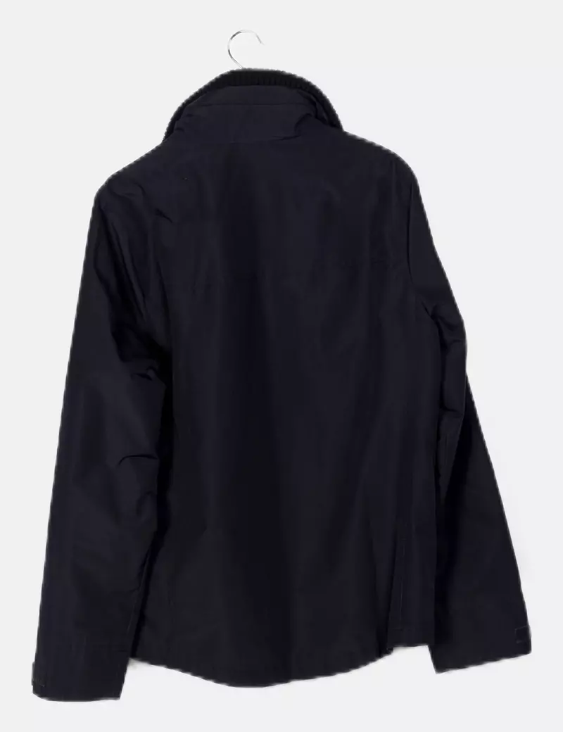 Hollister Parka azul marino