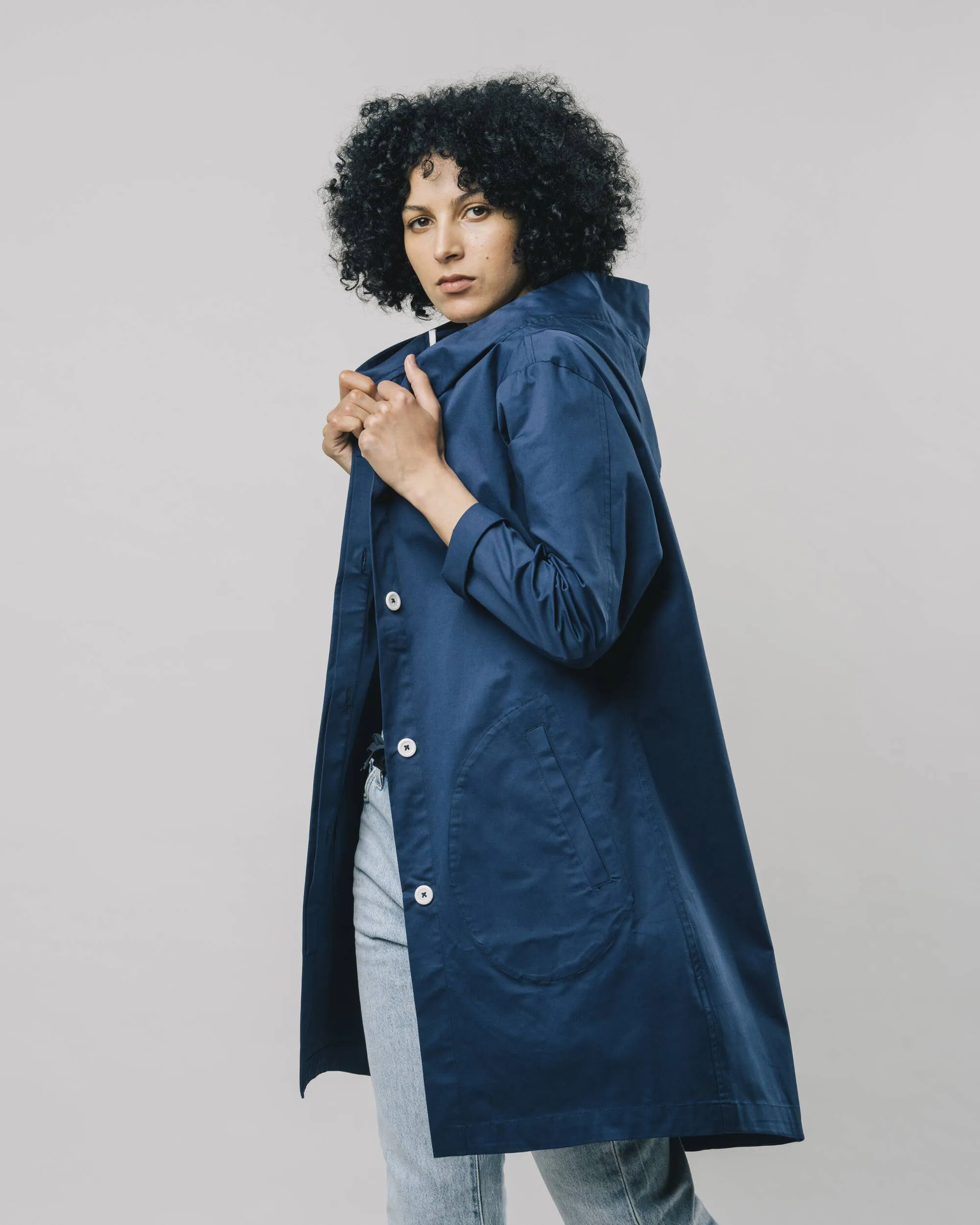 Hooded Parka Blue